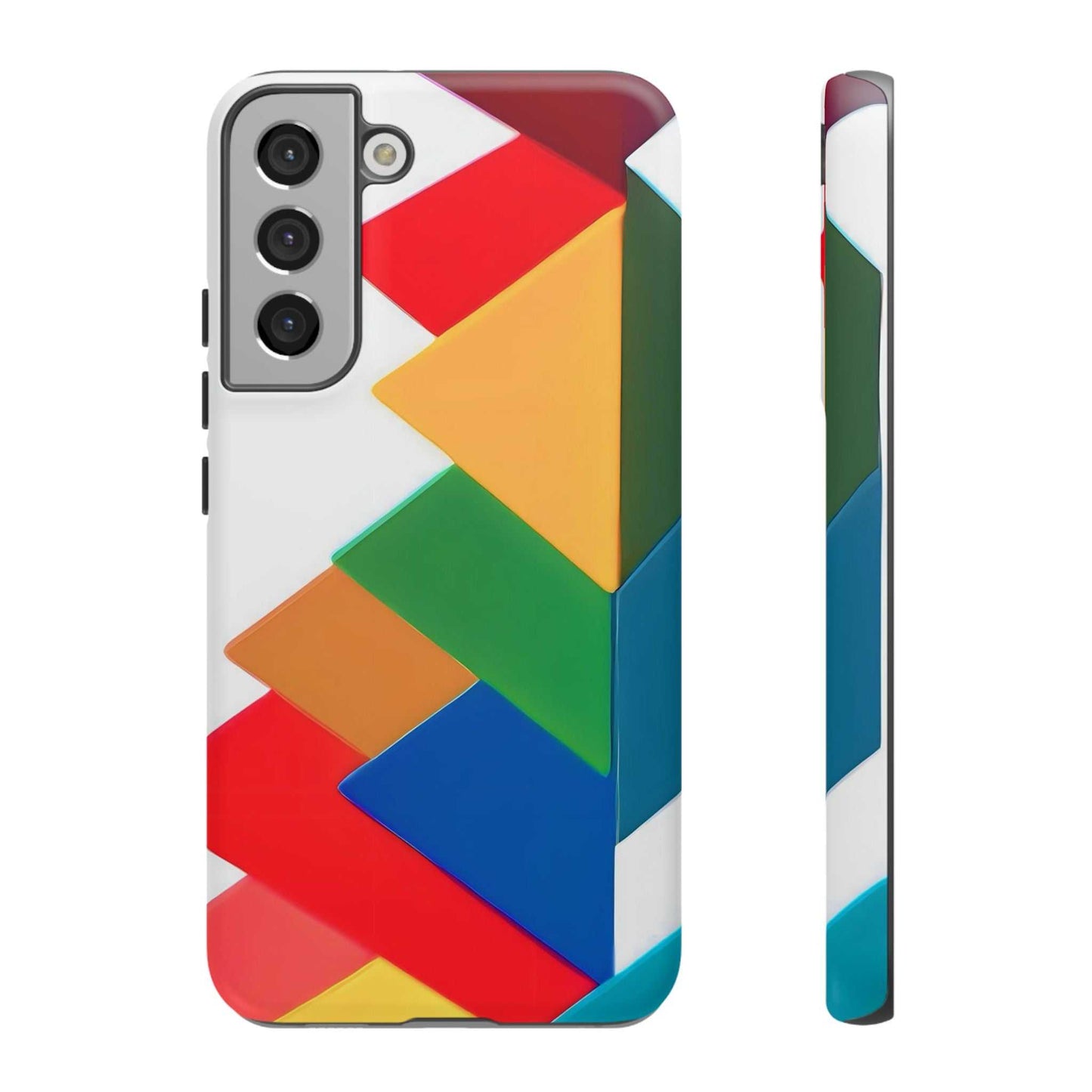 Colourful Print Samsung Phone Case Designed By Littlebitz 