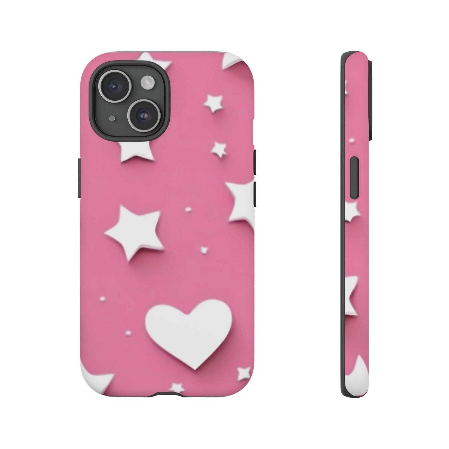 Hearts and Stars Phone Case Designed By Littlebitz 