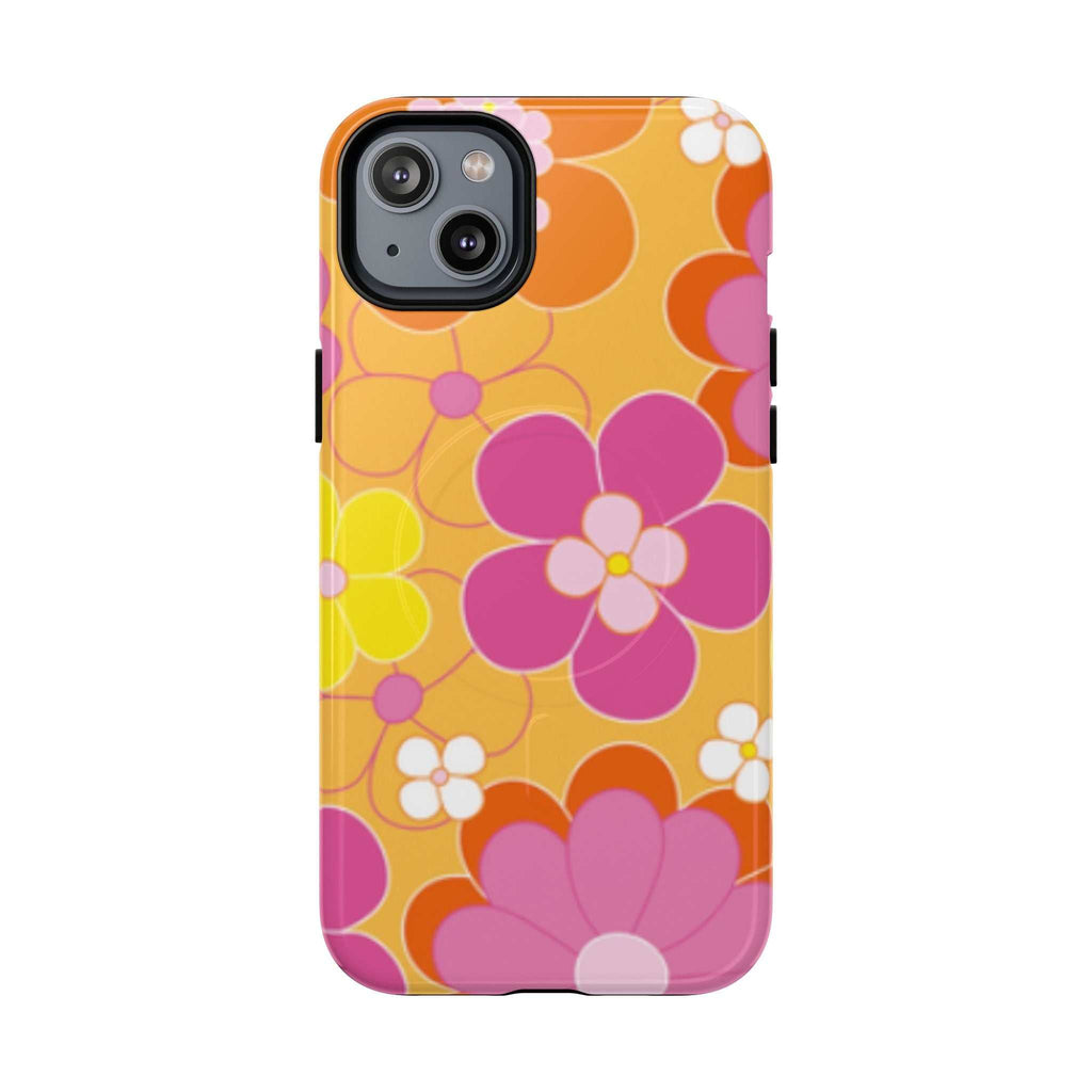 Retro Floral iPhone Magsafe Phone Case