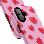 Pink Hearts iPhone Magsafe Phone Case