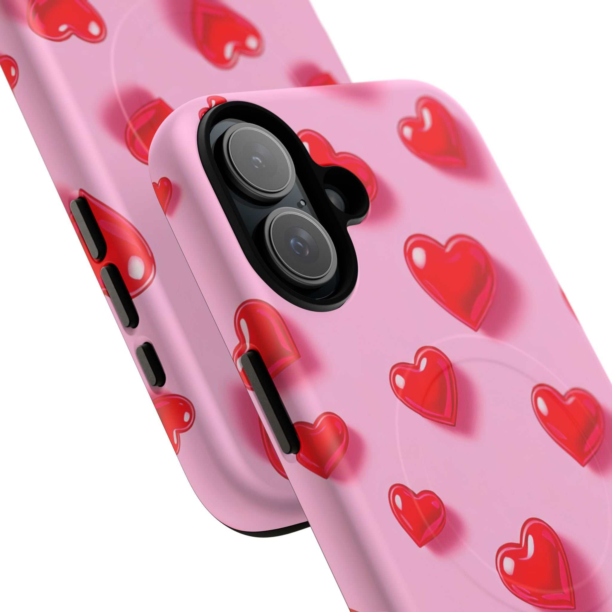 Pink Hearts iPhone Magsafe Phone Case