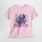 Squirter Fun Squid T-Shirt with cheeky squid design on soft cotton fabric