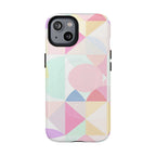 Pastel Geo Print iPhone Magsafe Phone Case