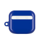 Everton FC AirPods protective hard case in blue with glossy finish and keyring loop