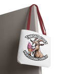 Cheeky Gobbler Funny Tote Bag with durable spun polyester and multiple handle colors