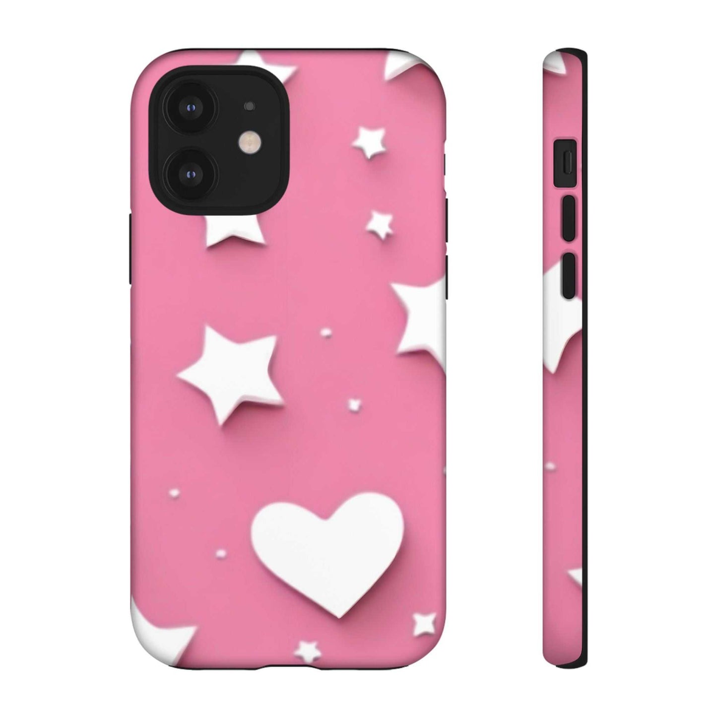 Hearts and Stars Phone Case Designed By Littlebitz 