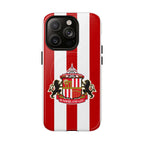 Sunderland FC MagSafe iPhone case with red and white colors and official-inspired crest