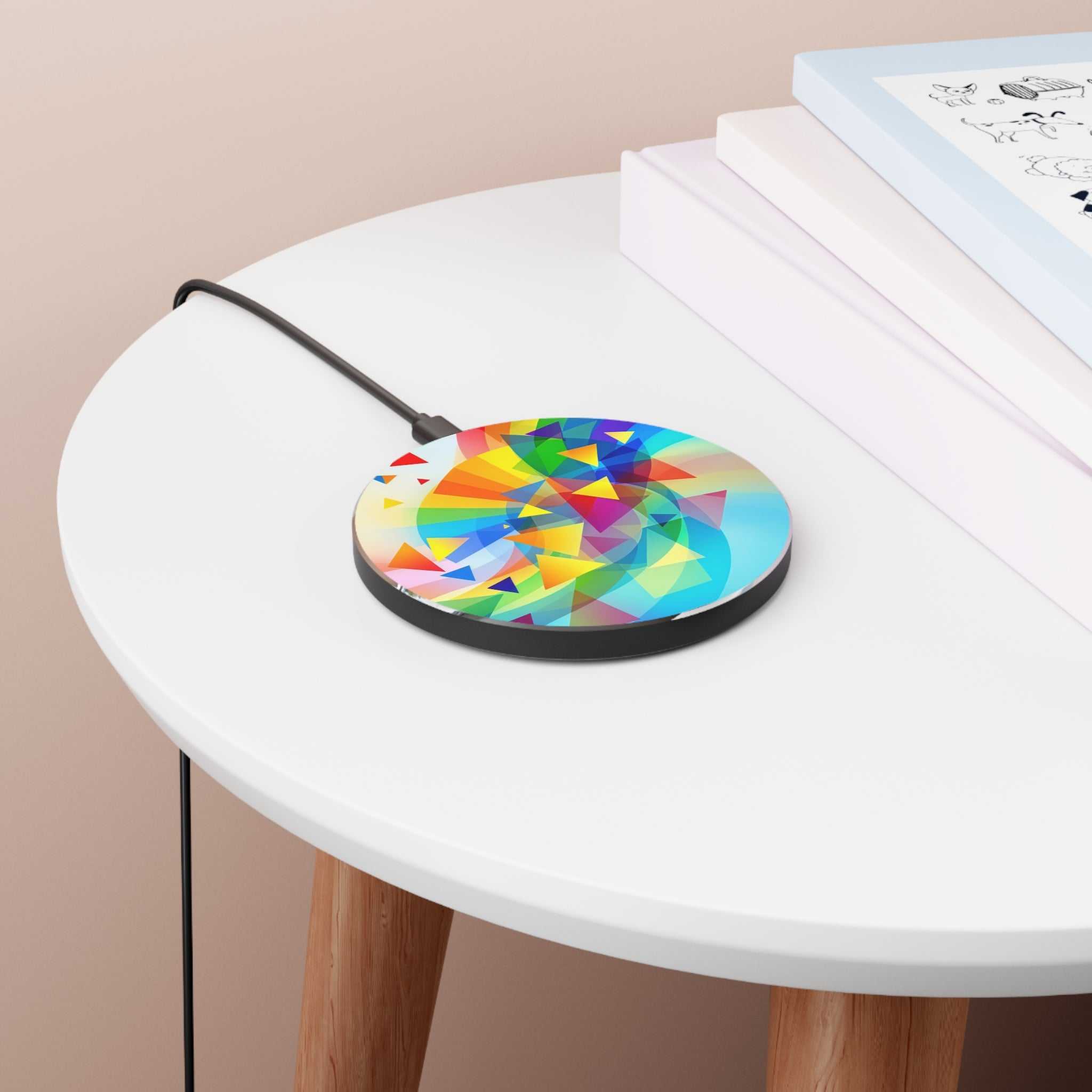 Geometric Pride Design Wireless Charger