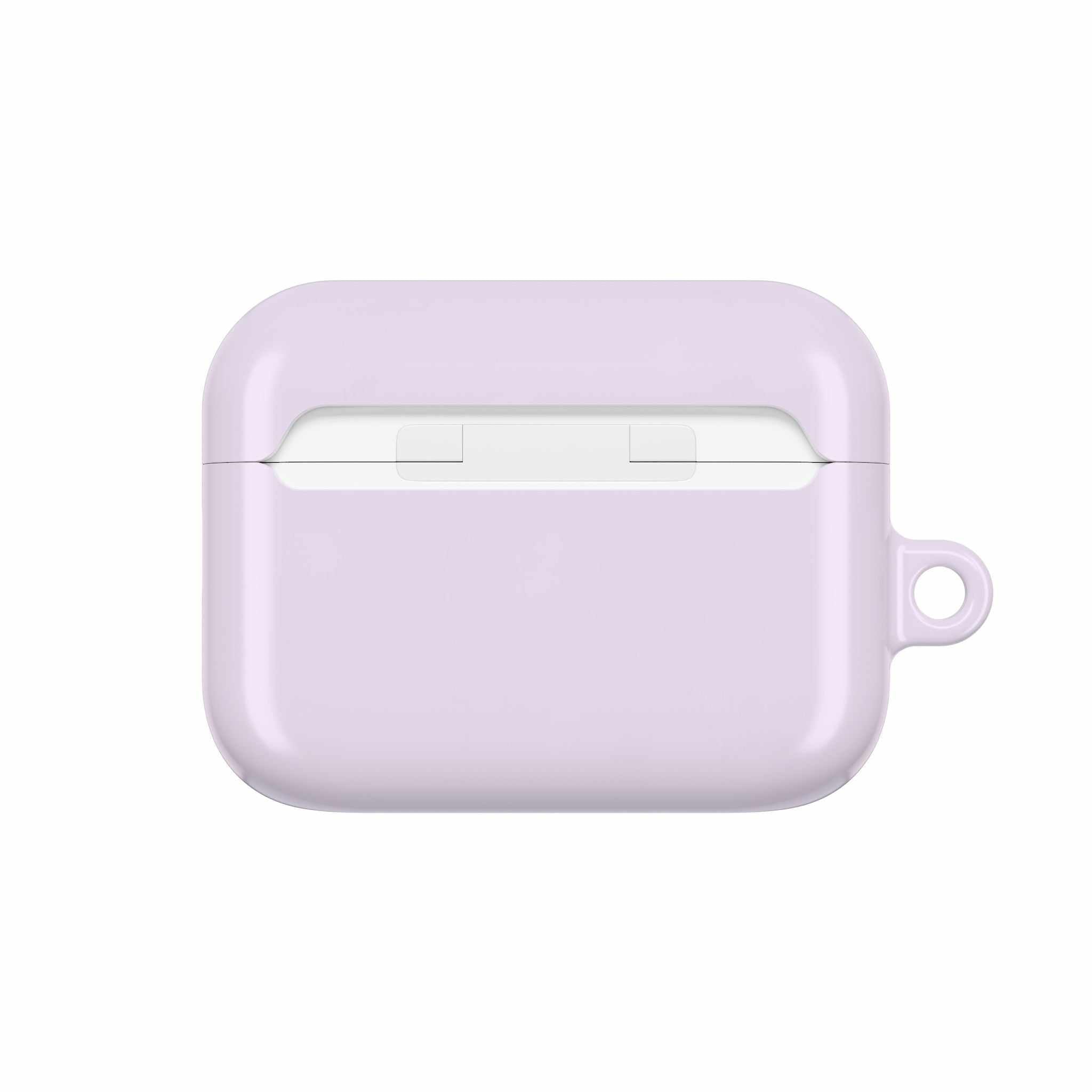 Lavender AirPods protective case with durable hard shell, glossy finish, and secure fit for AirPods and AirPods Pro