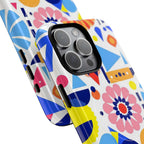 Bright Geo Print iPhone Magsafe Phone Case
