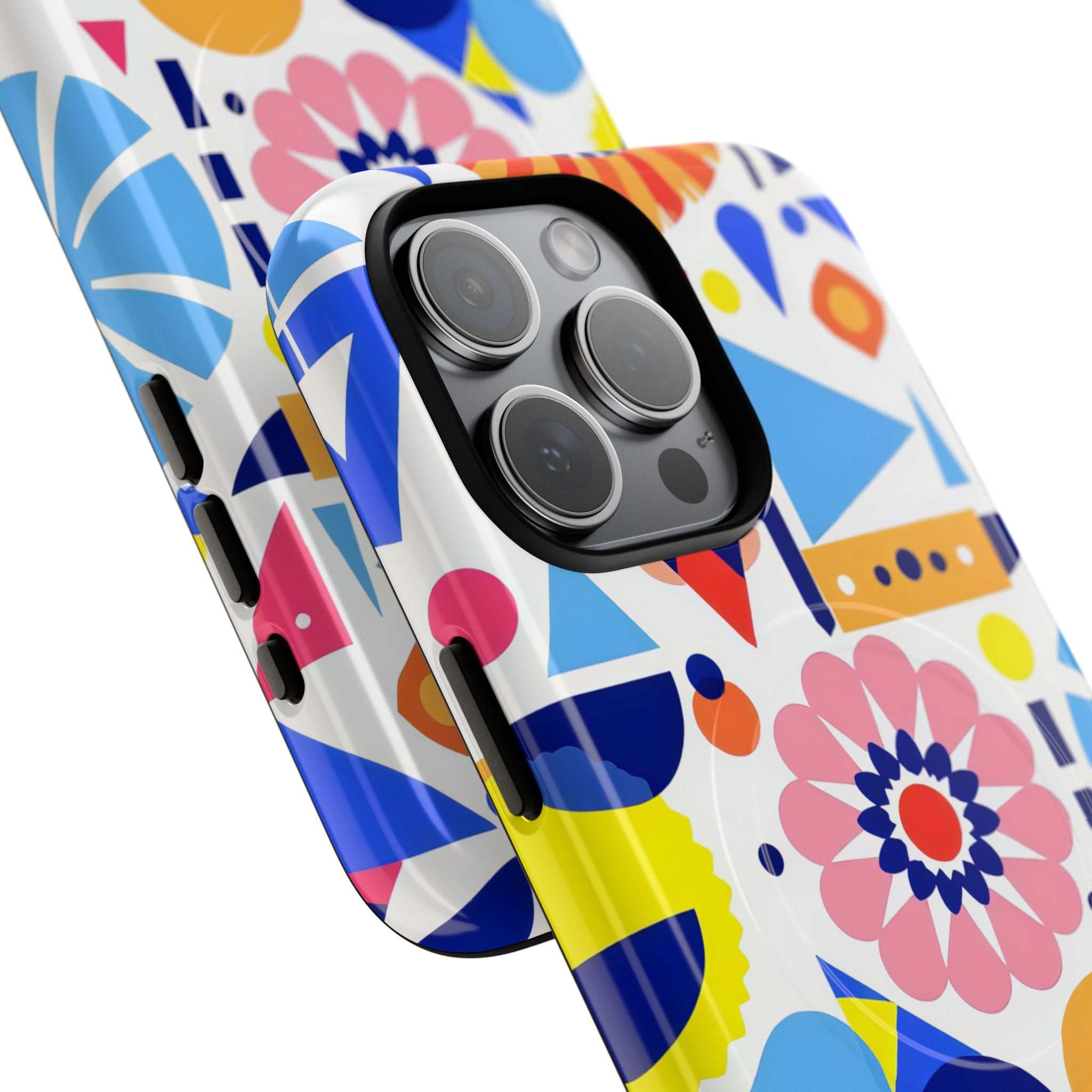 Bright Geo Print iPhone Magsafe Phone Case