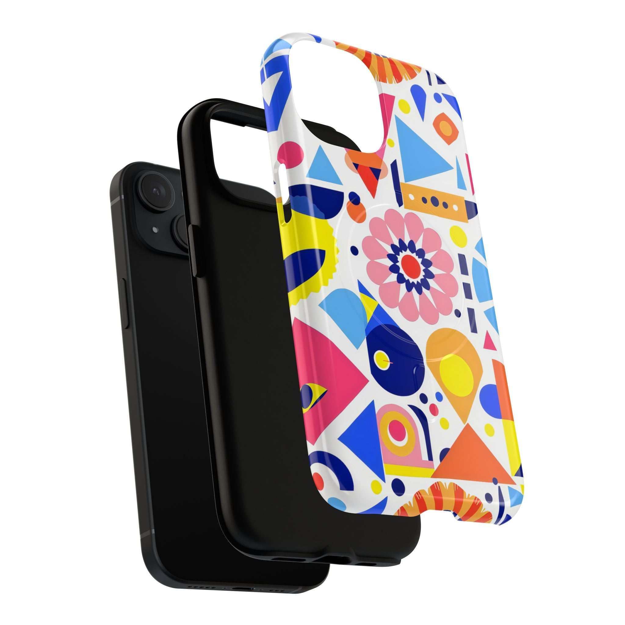 Bright Geo Print iPhone Magsafe Phone Case