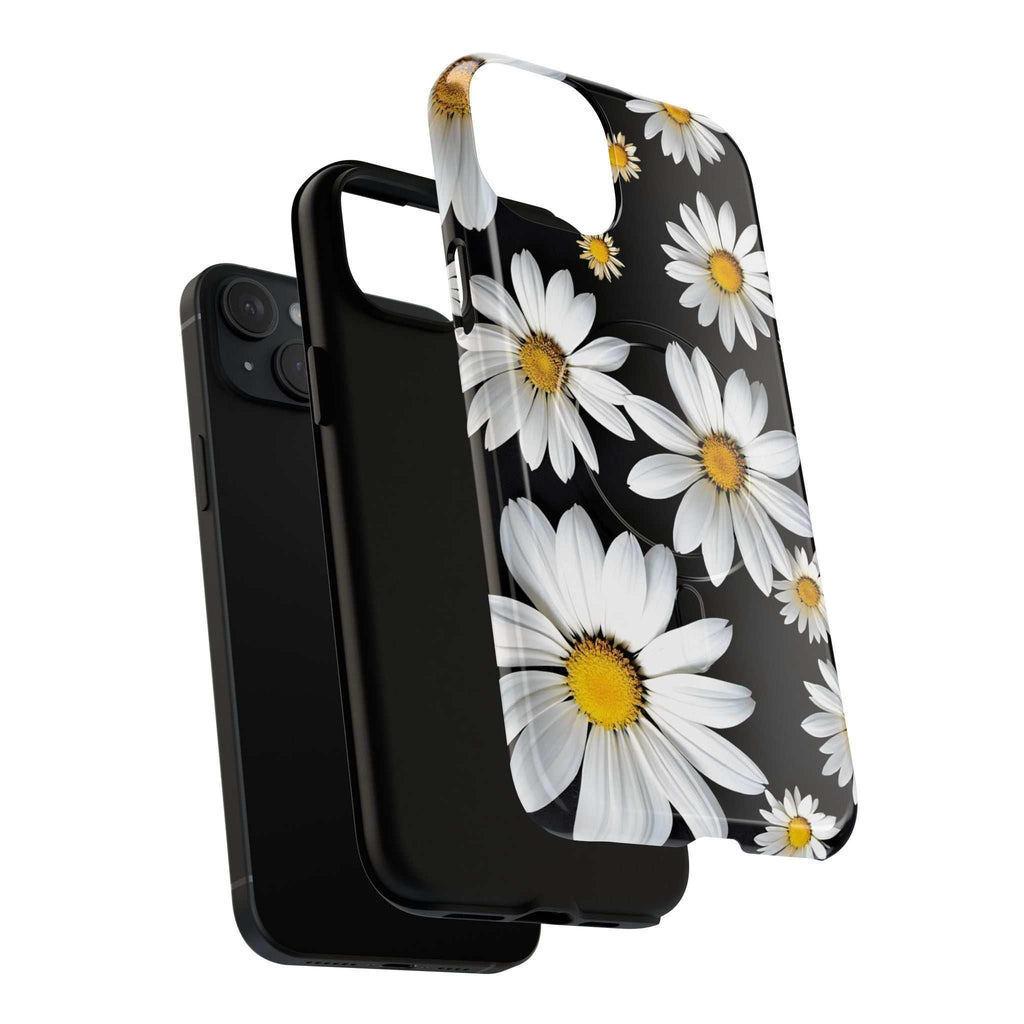 Black Daises iPhone Magsafe Phone Case