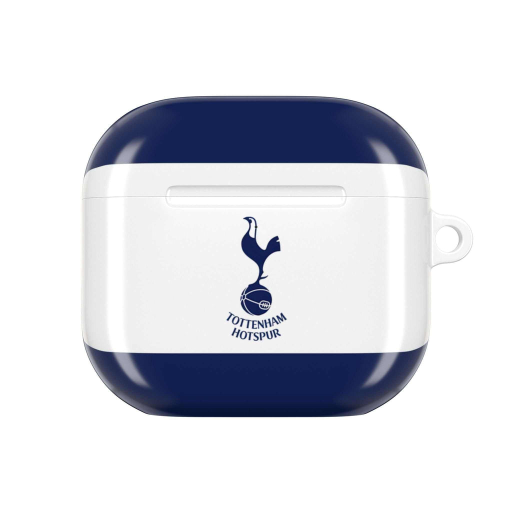 Tottenham FC AirPods protective case with navy and white colors and cockerel crest