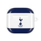 Tottenham FC AirPods protective case with navy and white colors and cockerel crest
