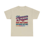White Menopause In Progress T-Shirt with humorous hot flashes loading design