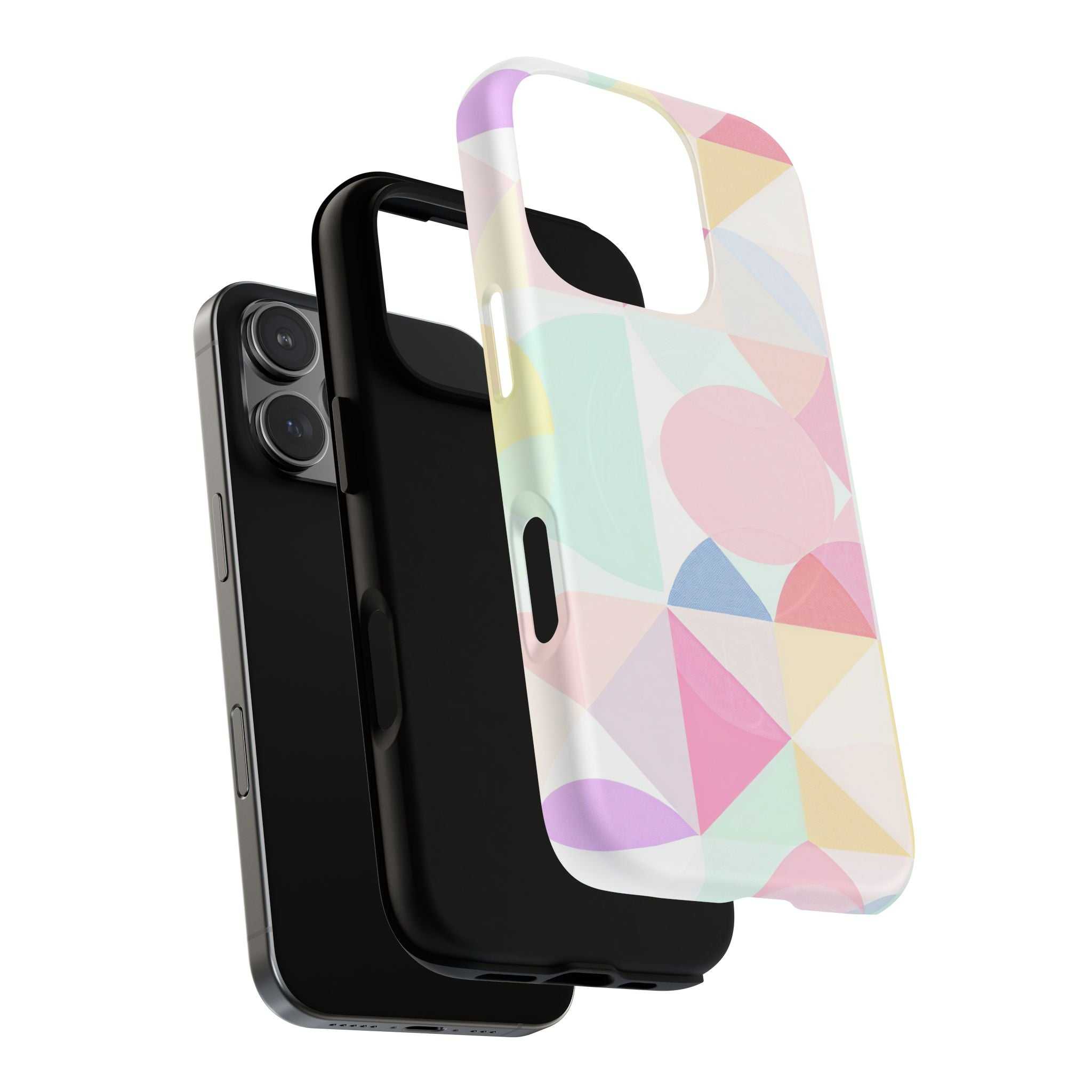 Pastel Geo Print iPhone Magsafe Phone Case