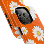 Orange Daisy Design iPhone Magsafe Phone Case