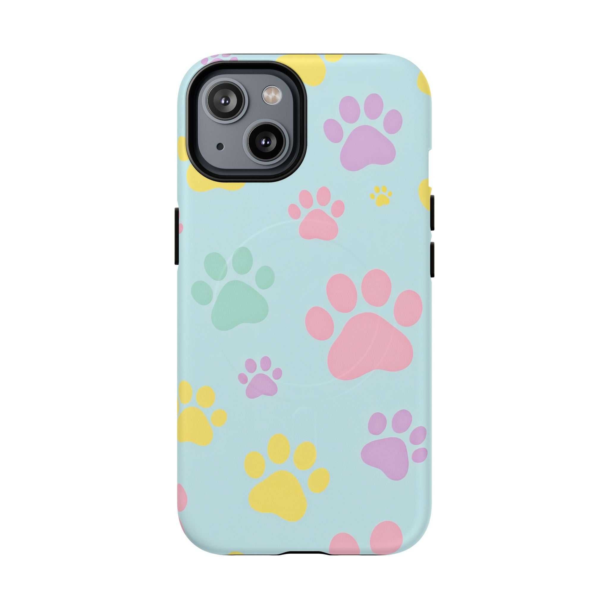 Pastel Doggy Paw iPhone Magsafe Phone Case