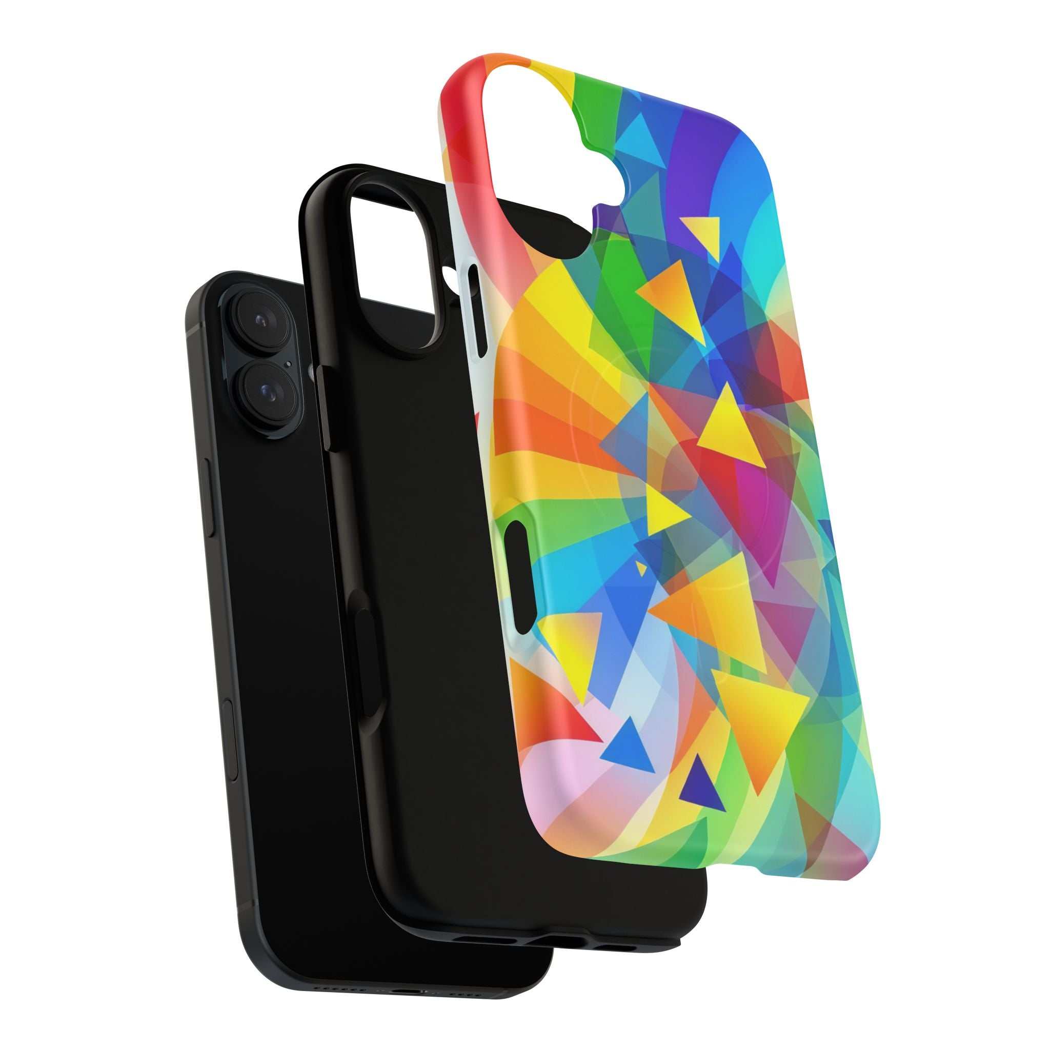 Geometric Pride Design iPhone Magsafe Phone Case