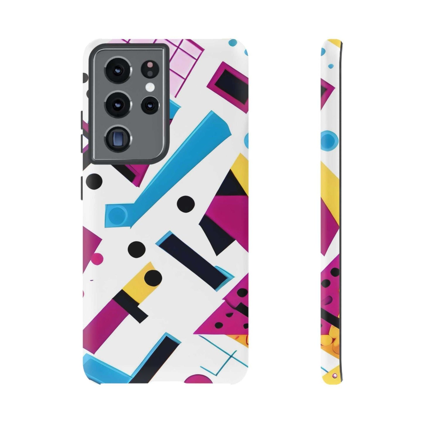 Bright Geometric Samsung Phone Case Designed By Littlebitz 