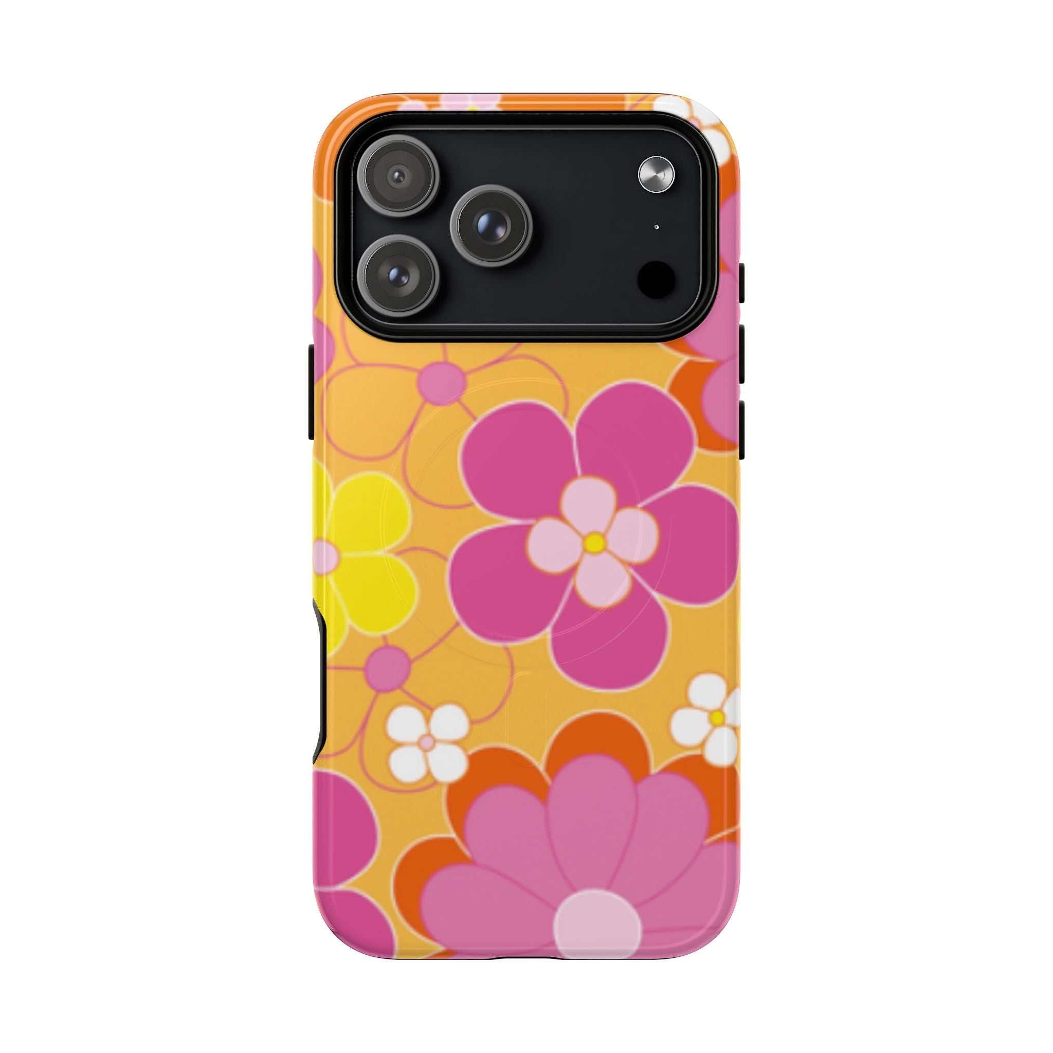 Retro Floral iPhone Magsafe Phone Case