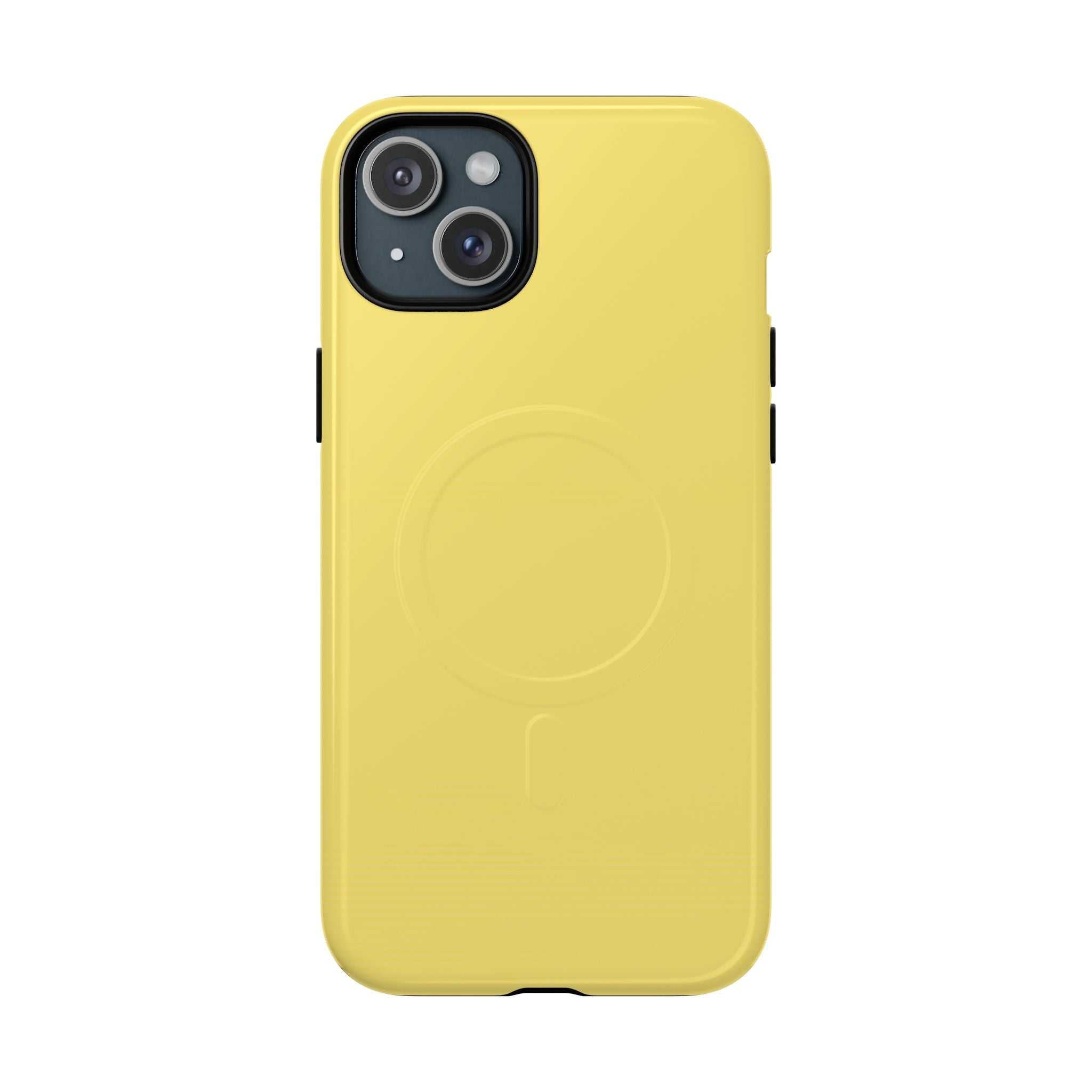 Lemon Yellow iPhone Magsafe Phone Case