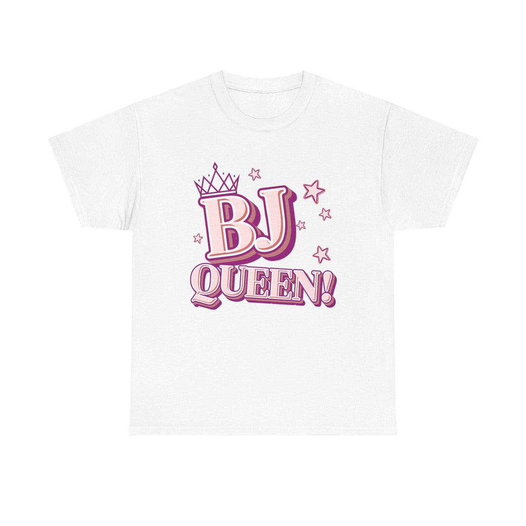 BJ Queen T-Shirt with bold cheeky design perfect for bachelorette parties and casual wear