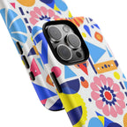 Bright Geo Print iPhone Magsafe Phone Case