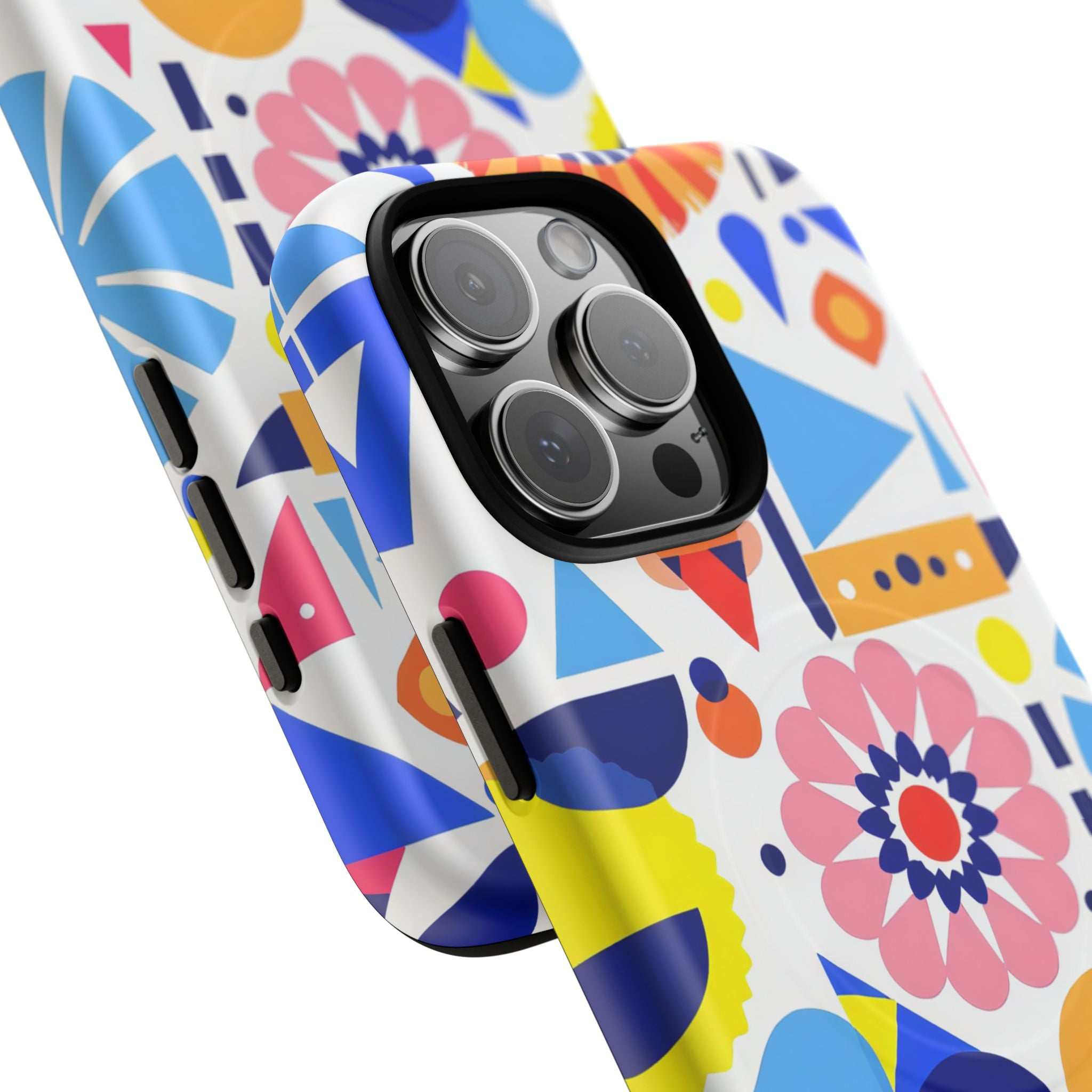 Bright Geo Print iPhone Magsafe Phone Case