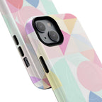 Pastel Geo Print iPhone Magsafe Phone Case