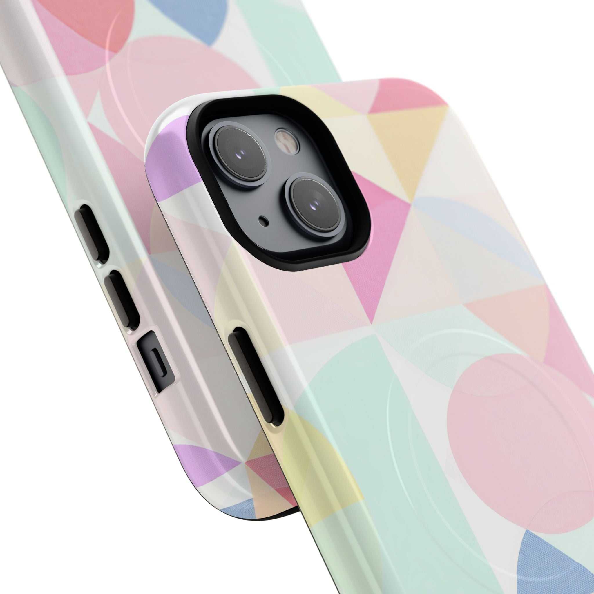 Pastel Geo Print iPhone Magsafe Phone Case