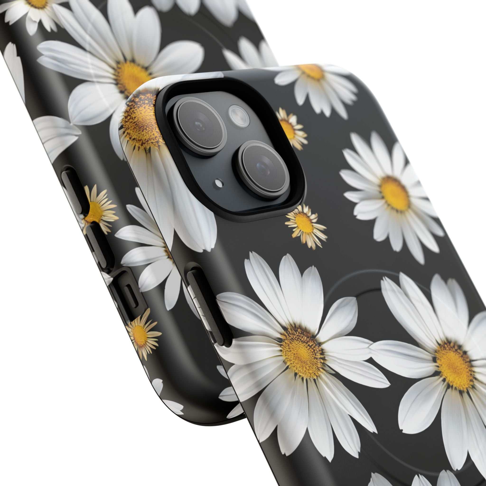 Black Daises iPhone Magsafe Phone Case
