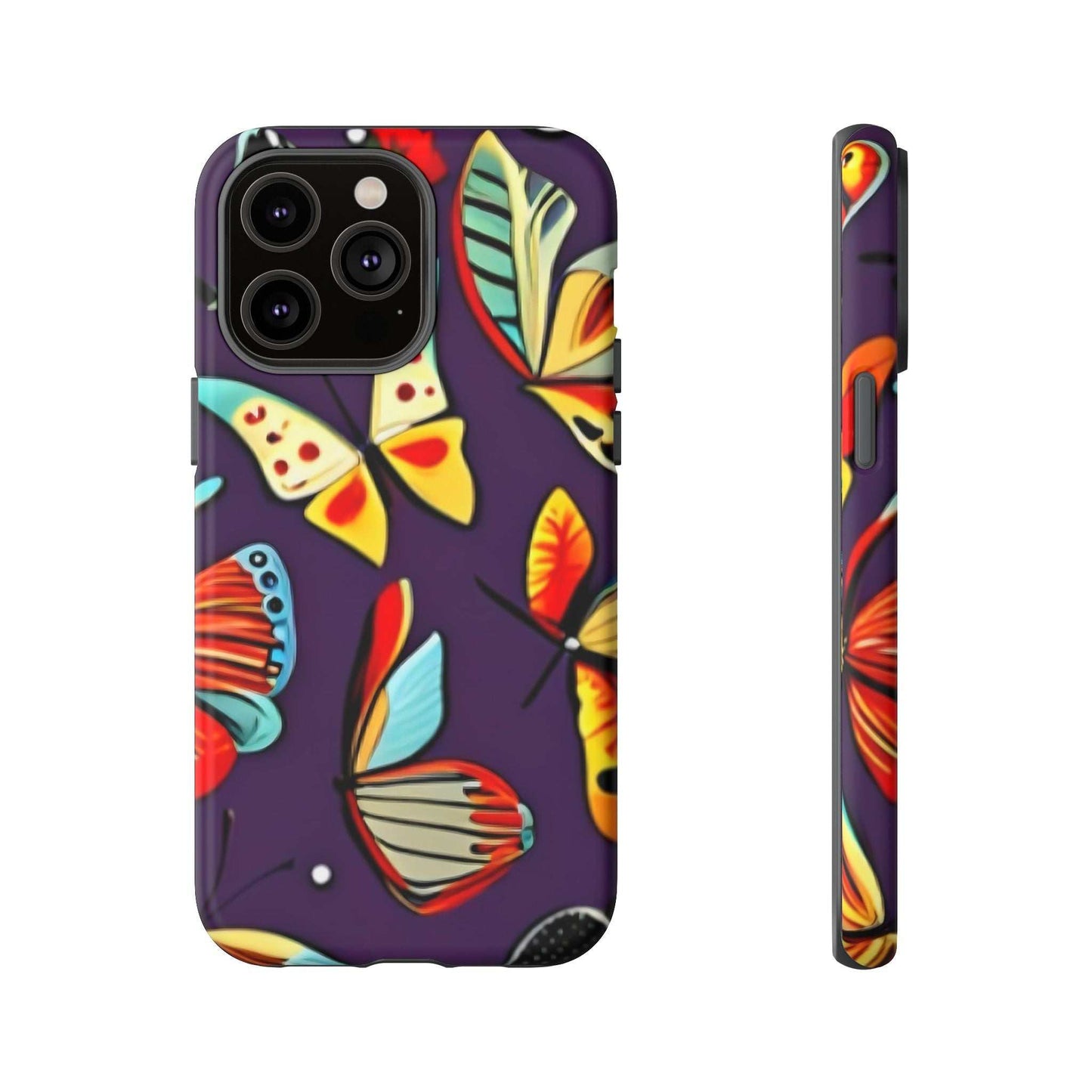 Bright Vibrant Butterfly Phone Case Designed By Littlebitz 