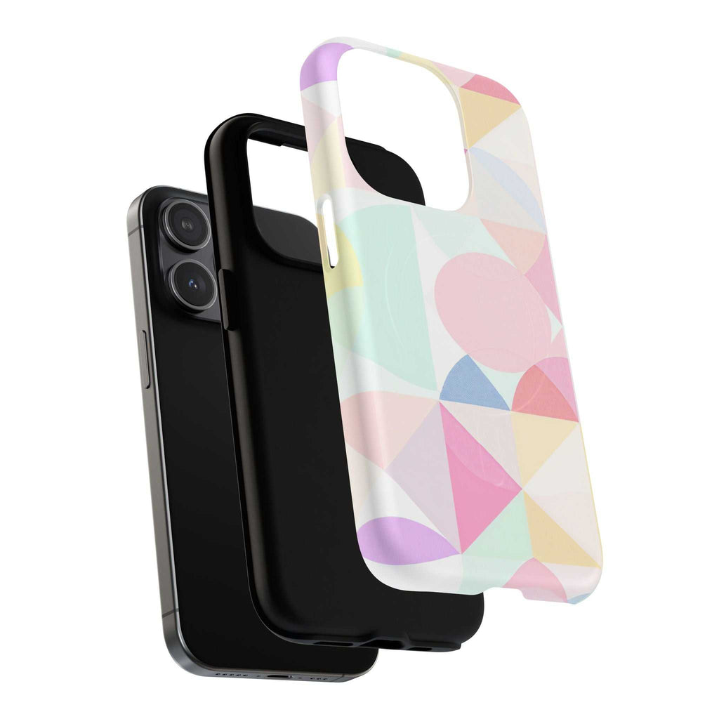 Pastel Geo Print iPhone Magsafe Phone Case