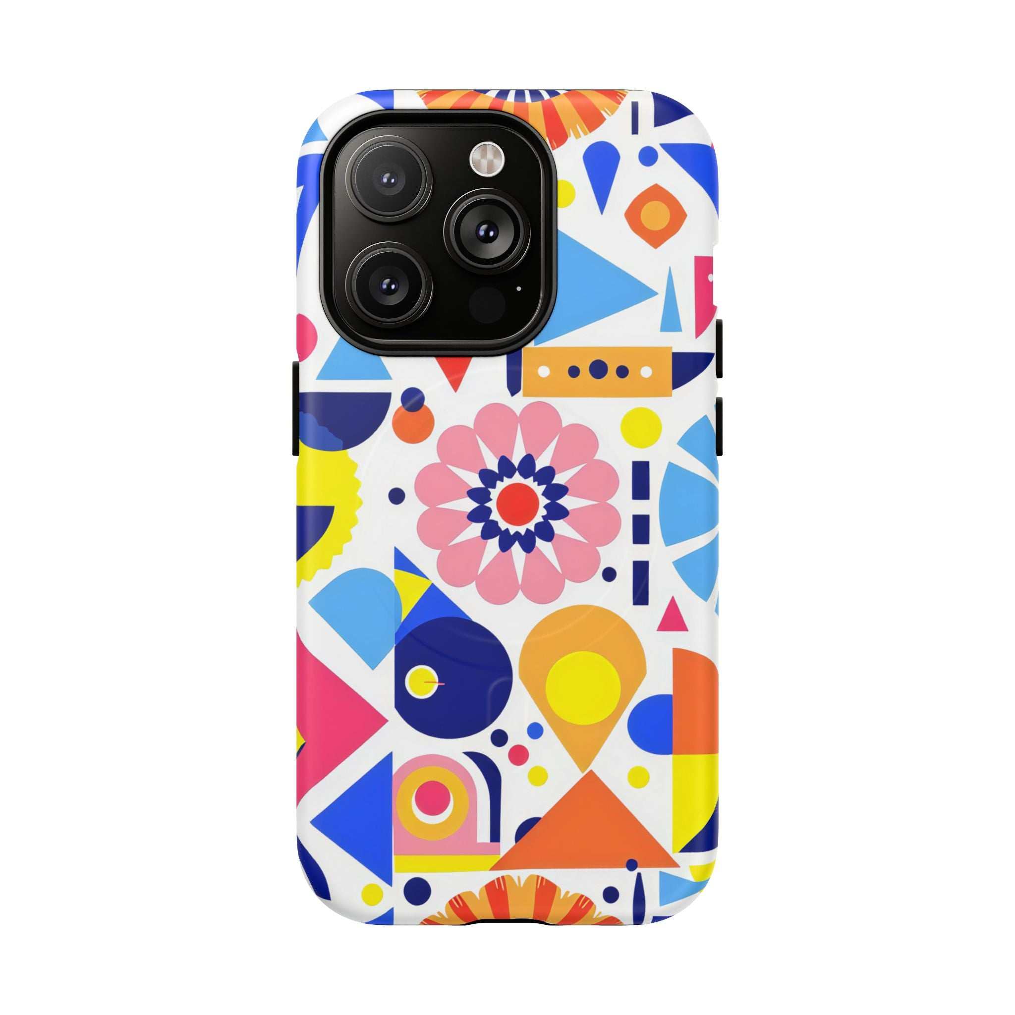 Bright Geo Print iPhone Magsafe Phone Case