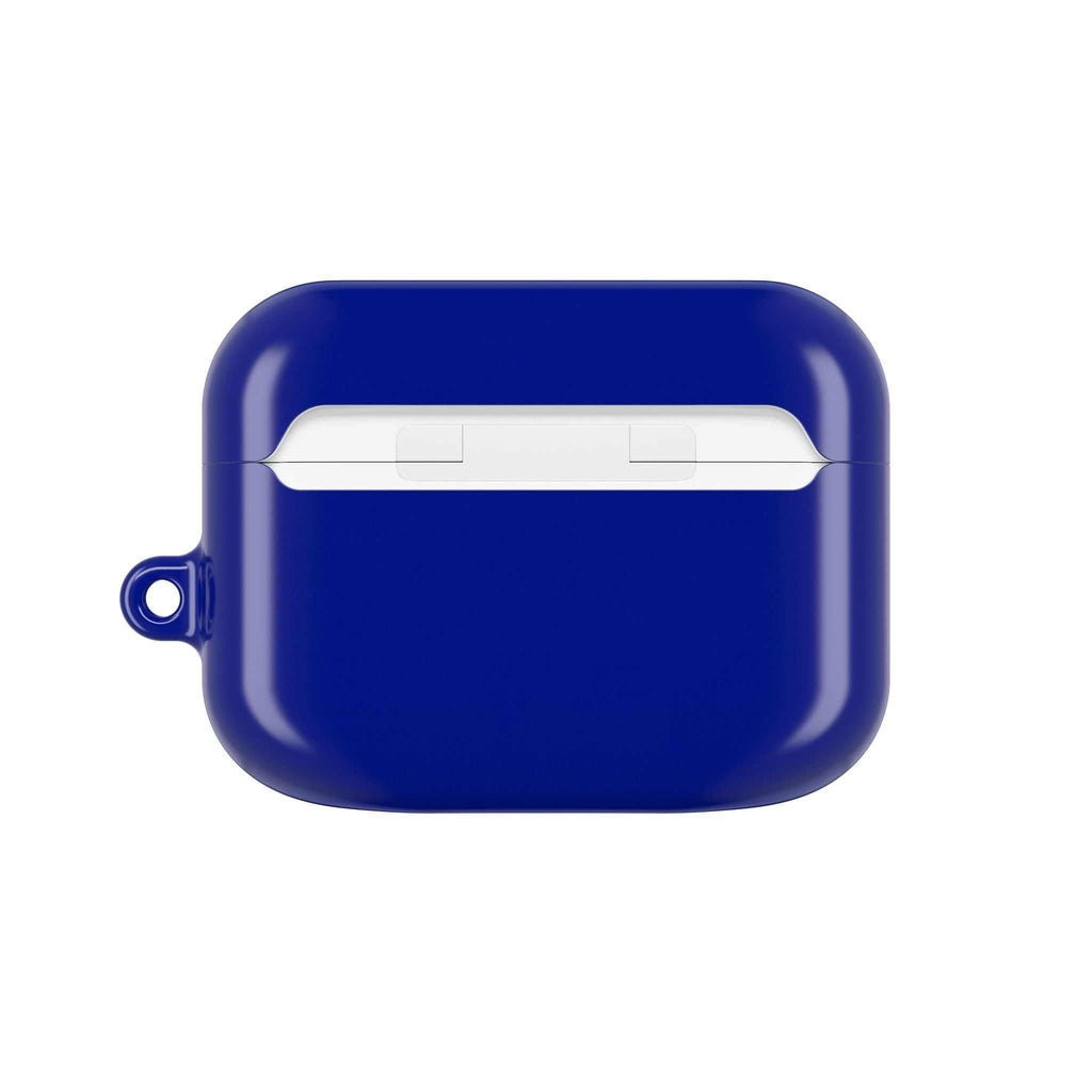 Chelsea FC AirPods protective hard case in royal blue with glossy finish