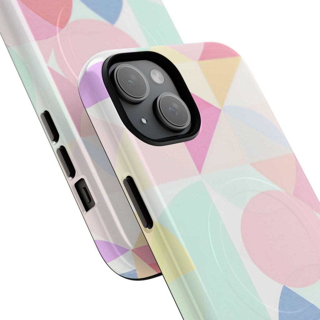 Pastel Geo Print iPhone Magsafe Phone Case