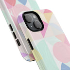 Pastel Geo Print iPhone Magsafe Phone Case