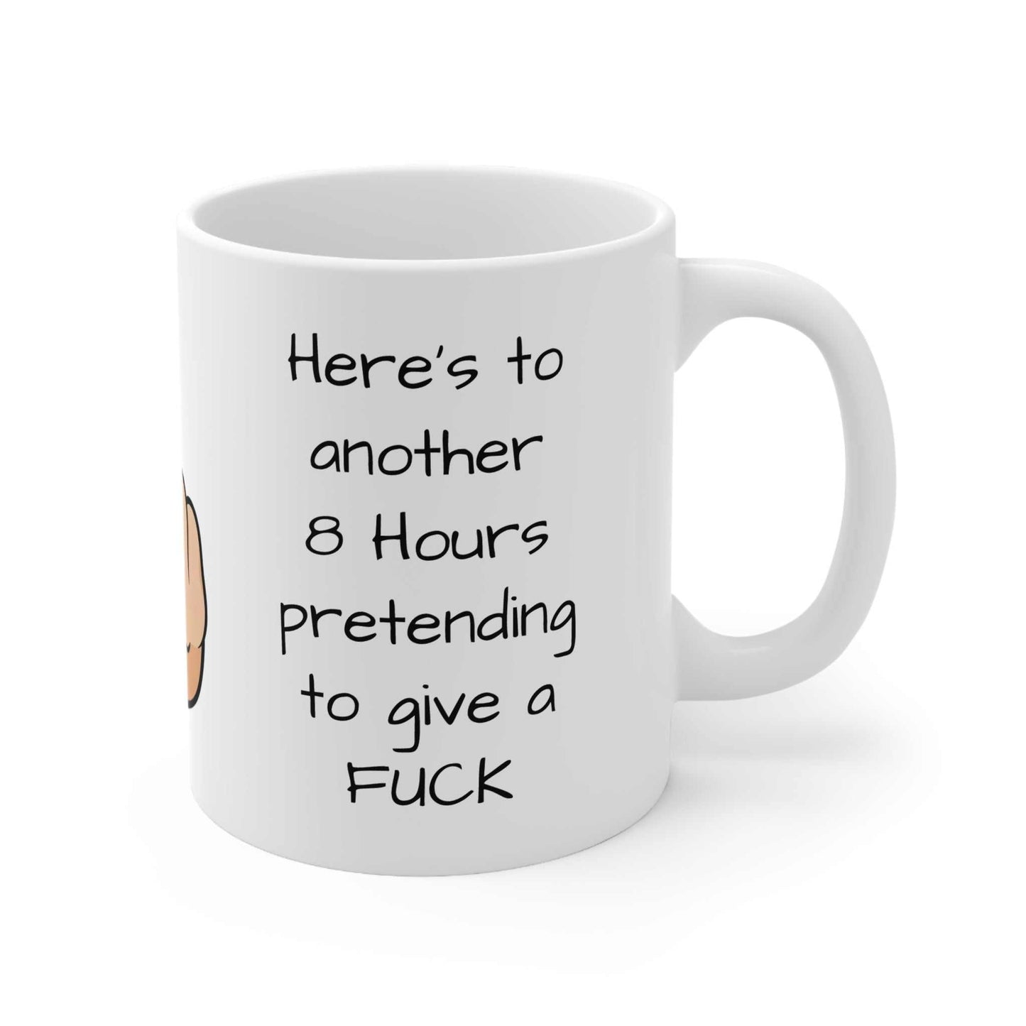 Cheeky Rude Workplace Ceramic Mug Created By Littlebitz