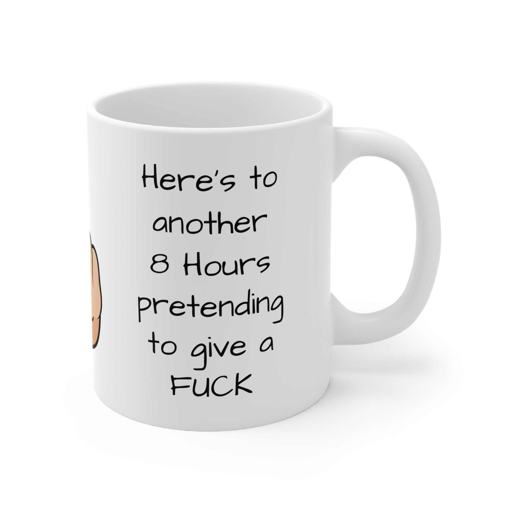 Cheeky Rude Workplace Ceramic Mug Created By Littlebitz