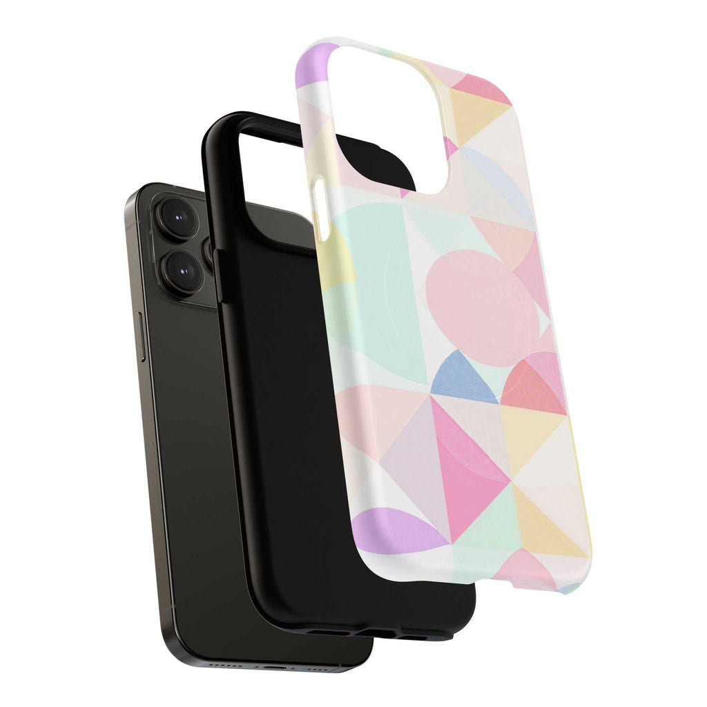 Pastel Geo Print iPhone Magsafe Phone Case