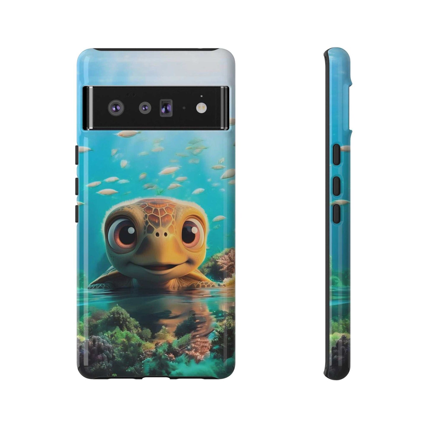 Sea Turtle Google Pixel Phone Case desdigned by Littlebitz 