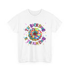The Back Door is the Fun Door cheeky t-shirt with bold door design for edgy humor and fun style