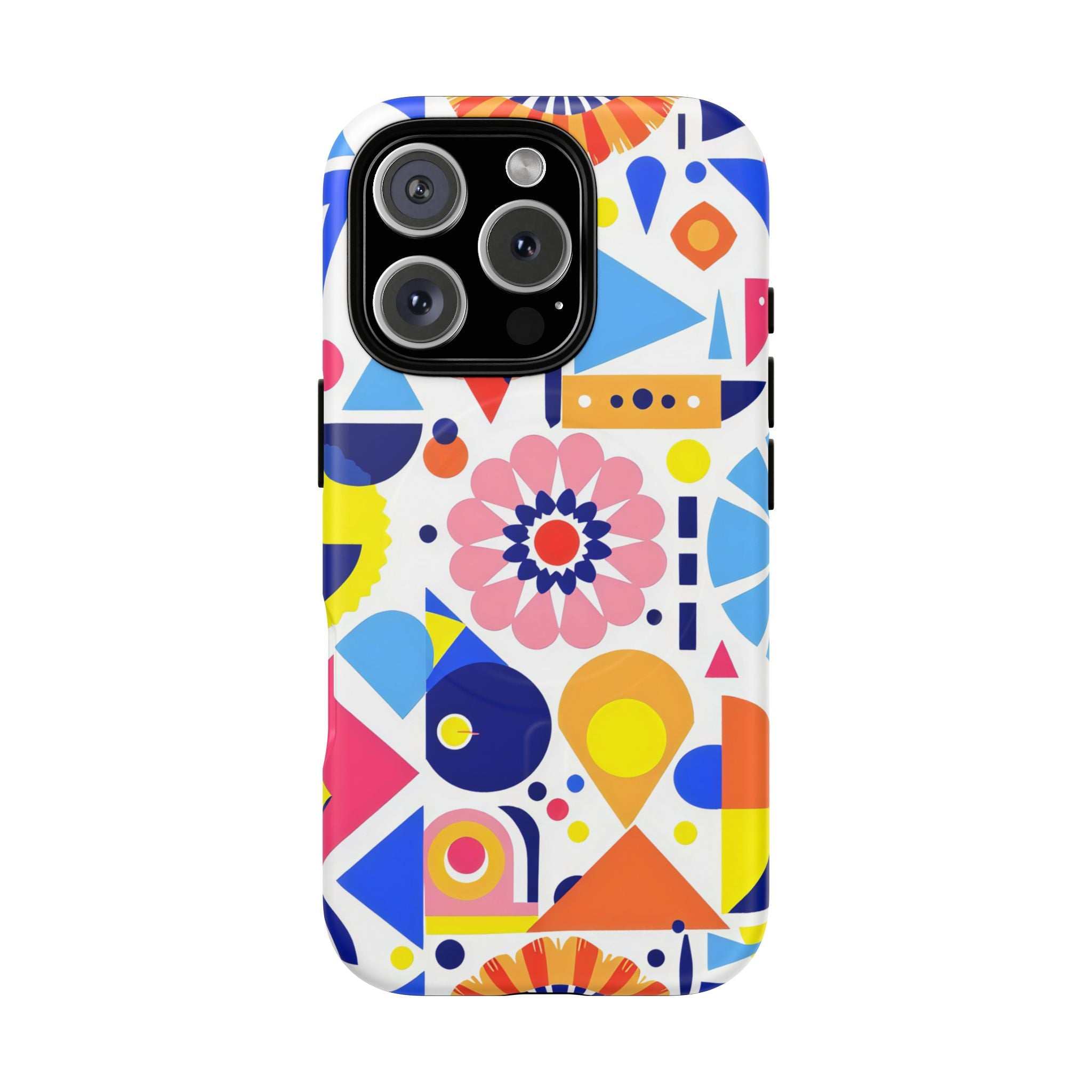 Bright Geo Print iPhone Magsafe Phone Case