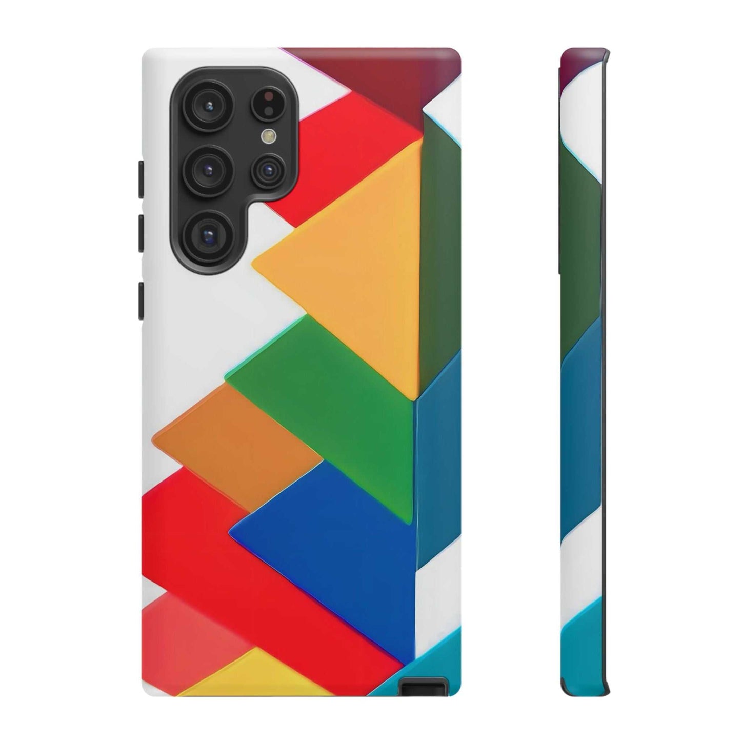 Colourful Print Samsung Phone Case Designed By Littlebitz 