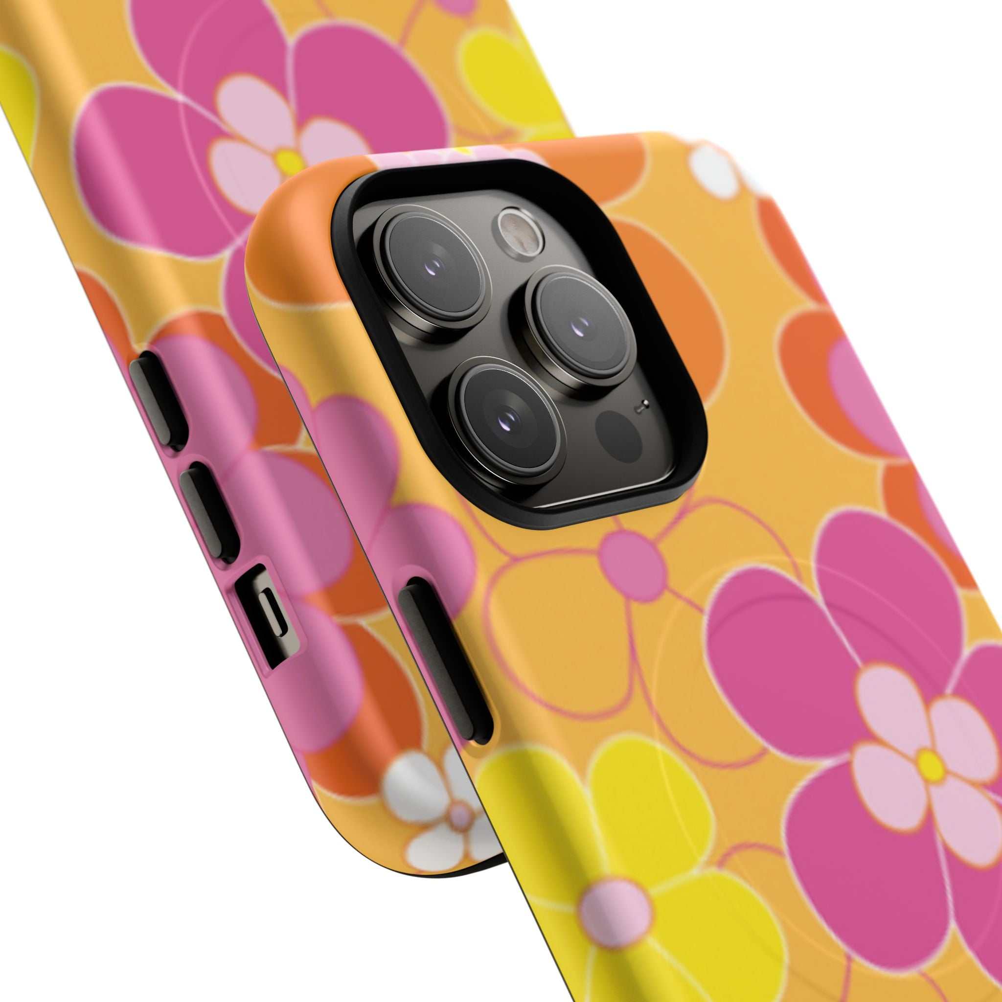 Retro Floral iPhone Magsafe Phone Case