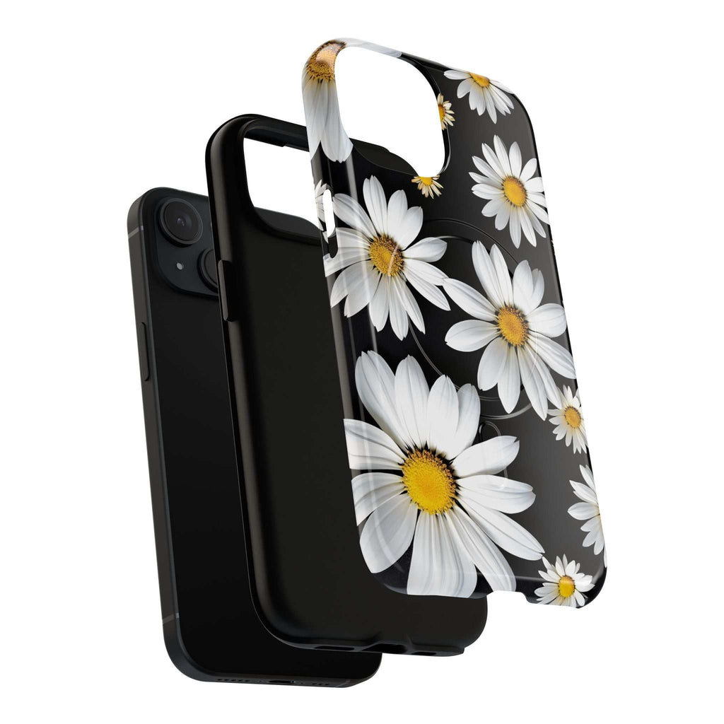 Black Daises iPhone Magsafe Phone Case