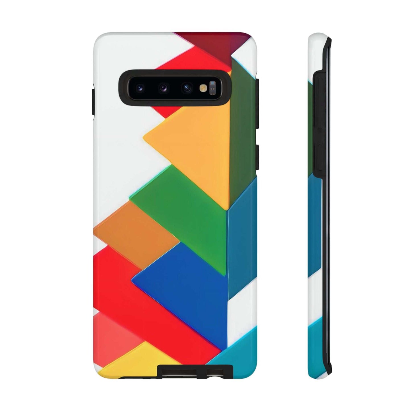 Colourful Print Samsung Phone Case Designed By Littlebitz 