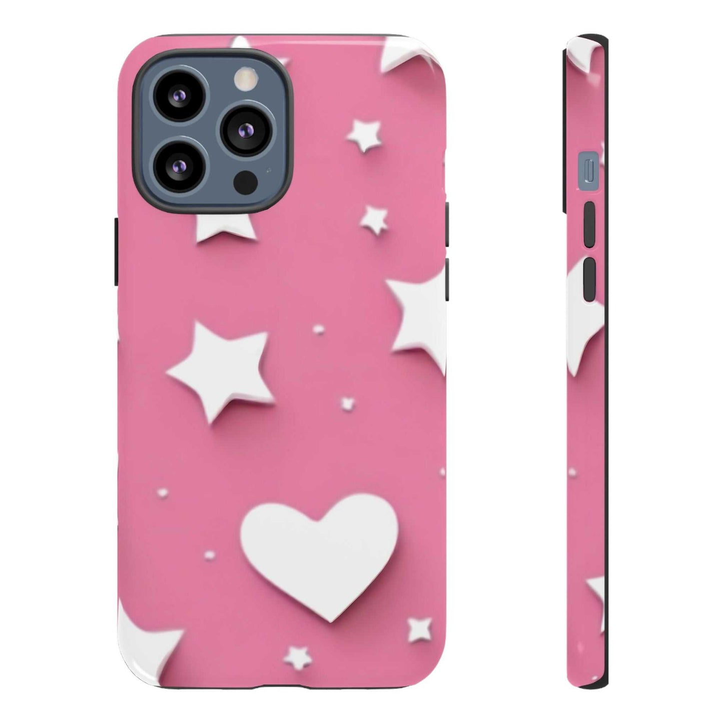 Hearts and Stars Phone Case Designed By Littlebitz 